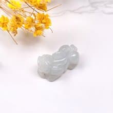 【招財神獸】冰糯種翡翠貔貅擺飾 | 天然緬甸玉翡翠A貨