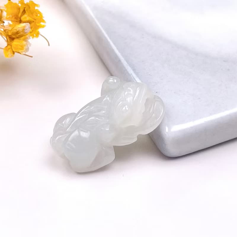 【招財神獸】冰糯種翡翠貔貅擺飾 | 天然緬甸玉翡翠A貨