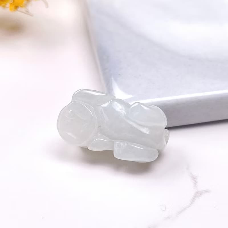【招財神獸】冰糯種翡翠貔貅擺飾 | 天然緬甸玉翡翠A貨