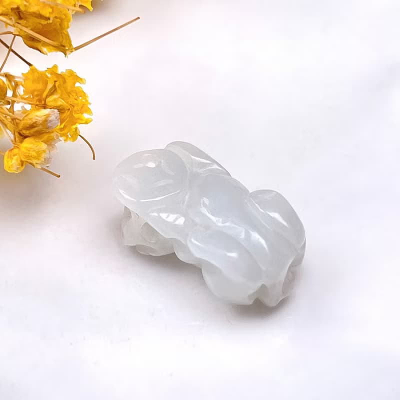 【招財神獸】冰糯種翡翠貔貅擺飾 | 天然緬甸玉翡翠A貨