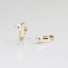 14K 珍珠小耳扣(單個) (內徑 5.5 mm)