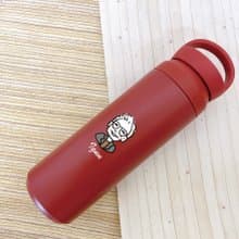 【艾米薇兒 人物簡筆似顏繪】日式插畫風手提保溫杯 名媛紅 500ml