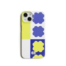 half clover hard iPhone Case (purple)
