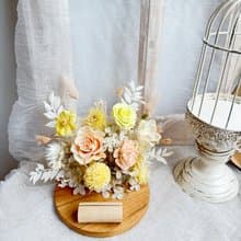 不凋花/永生花樟木名片座 開幕禮 升遷禮 入庴禮 喬遷禮 擺飾