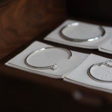 Herkimer Diamond 赫基蒙裸鑽 / 單鑽手環 禮物包裝