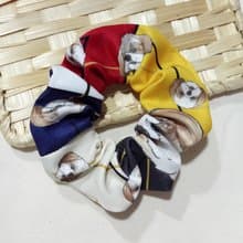 【風格之境】蒙德里安 –色塊-大腸髮圈_狗狗_馬尾髮帶-虎斑貓