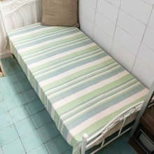 Striped Multi Cloth Bed Cover - Single