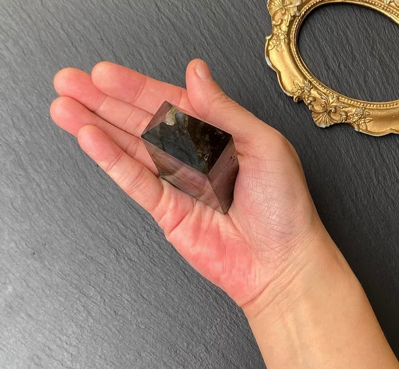 彩虹漸層拉長石 雙面光 能量柱 風水小物 入厝禮物 快速出貨