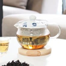 日本西海藍丸渦丸紋玻璃壺(indigo japan)-375ml