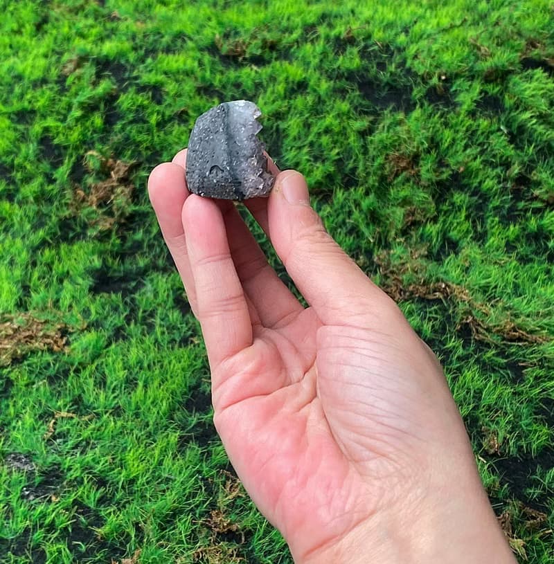 能量擺飾-天然可愛低調紫小紫晶鎮 紫水晶 財運水晶 增智慧