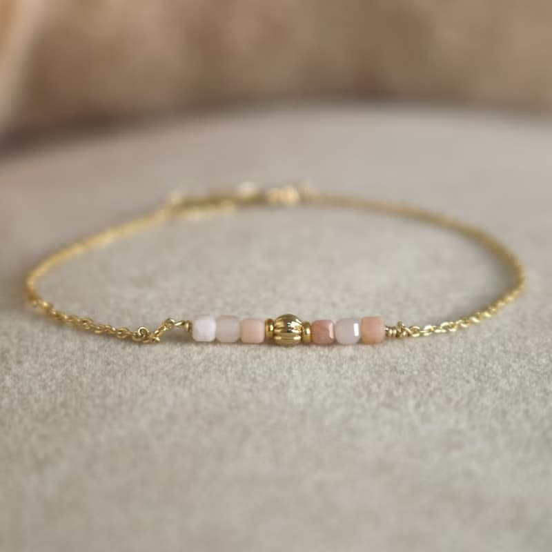 手鍊 蛋白石 天然石 - 依依不捨 -