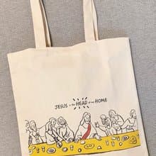 基督我家之主 時尚托特包 棉帆布 手提袋 托特包 斜挎包