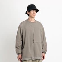 Double Layer Hem Sweat Crewneck層疊下擺運動罩衫 2色入