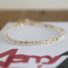 手鍊 金髮晶 天然石 - 慶祝 -