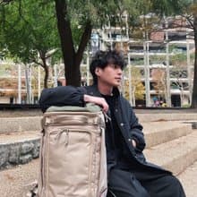 【DOUGHNUT】17吋 40L大Navigator 防潑水 後背包 行李袋-米黃 RE