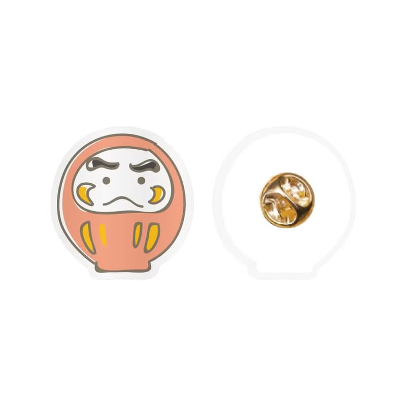 和風壓克力胸針