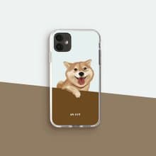 iPhone 16/15/14/13/12/SE3 融化柴柴 透明耐衝擊防摔手機殼
