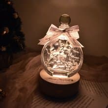蒲公英雪白浮游花小夜燈  永生花擴香母親節 夜燈 刻字 乾燥花聖