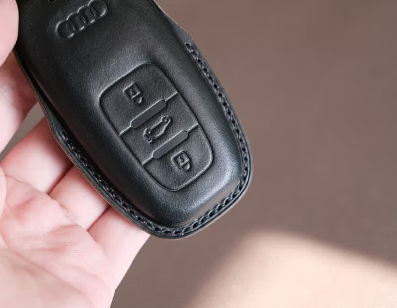【寓吉】audi  A3 A4 A5 A6 A7 A8 奧迪 鑰匙皮套 平頭款 馬韁革