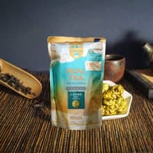 【文山包種茶爆米花】真茶葉茶香爆米花 | 台灣頂級茶葉茶粉