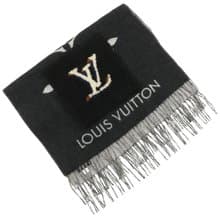 【日本直送】ルイ・ヴィトン LOUIS VUITTON エシャルプ・コールド レイキャビック マフラー ムートンテディ M76567 レディース【中古】