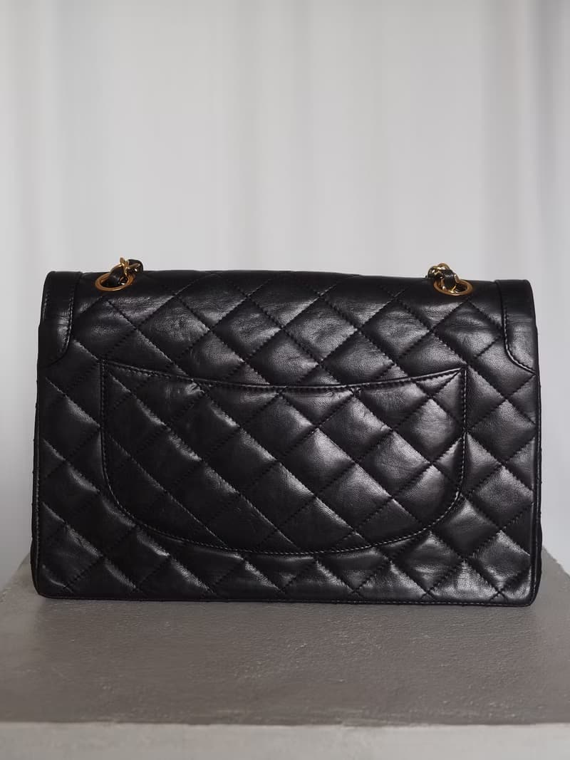 CHANEL シャネル マトラッセ パリ限定 チェーン ショルダーバッグ ブラック ヴィンテージ