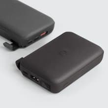 HydeAir 無線快充帶支架螢幕行動電源10000mAH-黑色