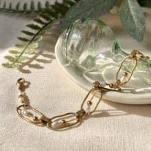 老林雜貨 | 珍珠列車手鍊