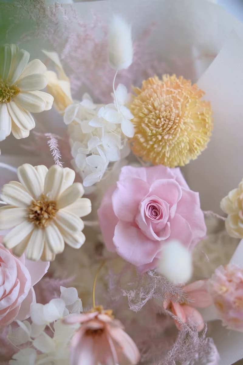 畢業 生日 不凋花 永生花 粉色系 花束 禮物