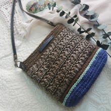 【限量現貨】Handmade手工編織/斜背包/複合媒材
