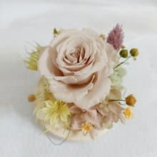 【DIY材料包】永生玫瑰玫璃結婚捧花永生乾燥花畢業謝師禮物生日
