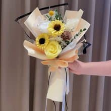 畢業花束 乾燥花花束 向日葵花束 太陽花花束 乾燥花束 畢業禮物