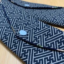 文青風環保筷袋 ~綻放 優質藍 日系 純棉 收納 手作餐具袋