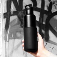 美國HYDY時尚保溫水壺 CinCin Black系列 | 午夜黑-黑瓶 - 590ml