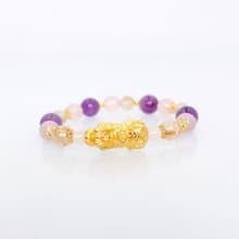 寶麗金珠寶-黃金貔貅造型手鍊