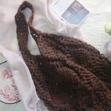 【現貨】Handmade手工編織/黃麻繩編織網袋/購物袋/肩背包/麻繩包