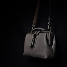 MOOS 單肩 MINI 醫生包4:3THIN SIZE 16x12x6.5CM 灰色