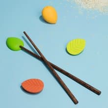 美國 MoMA x SVA Ambi 筷子&筷托套裝 廚房家用聚會 環保筷子