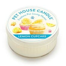 【美國PET HOUSE】室內除臭寵物香氛蠟燭-檸檬杯子蛋糕43g