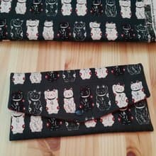 招財貓 口罩收納袋   紅包袋 存摺包   多功能小包 可愛獨家款