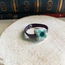 戒指 日本白瓷 自然釉色 無限看不膩色調 真皮革 設計等級