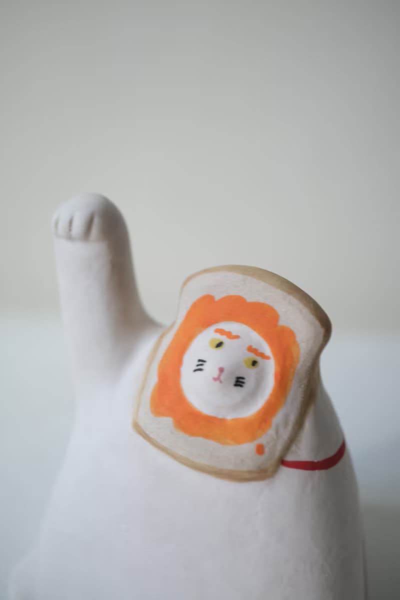 有吐司有財招財貓