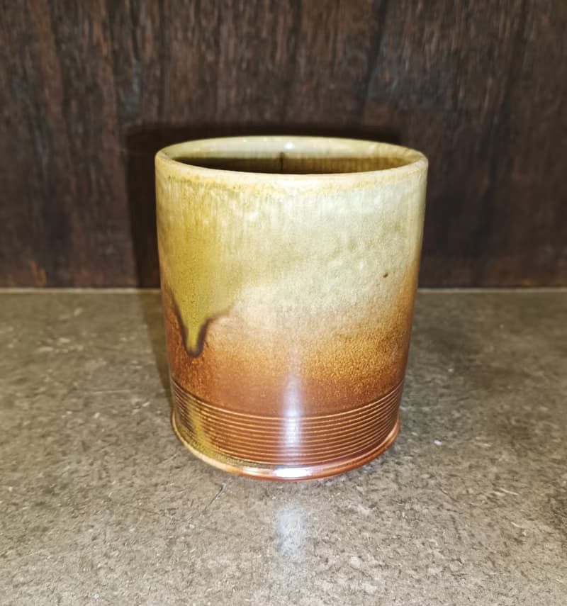 柴燒無釉手作馬克杯-鶯歌李玟叡