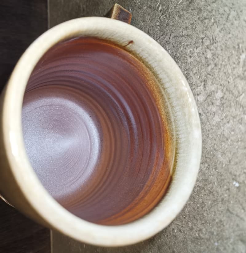 柴燒無釉手作馬克杯-鶯歌李玟叡