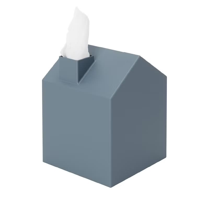 【Umbra】Casa小屋面紙盒(煙灰藍) | 衛生紙盒 抽取式面紙盒