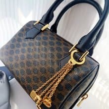 中古真品 帶盒 CELINE 黃金凱旋門流蘇包包掛飾 掛件鎖匙扣鑰匙圈