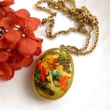 【西洋古董飾品】Locket  神話 相片墜 項鍊