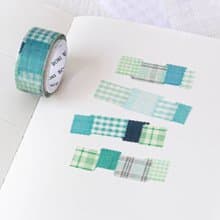 Swatch Die-cut Masking Tape | Teal Green