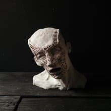 純白的悲鳴(高19cm 藝術品 雕塑 雕像)