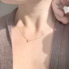 K14gf Opal Necklace, October Birthstone, Dainty Necklace